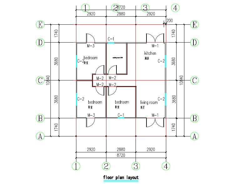 plán poschodia floor plan